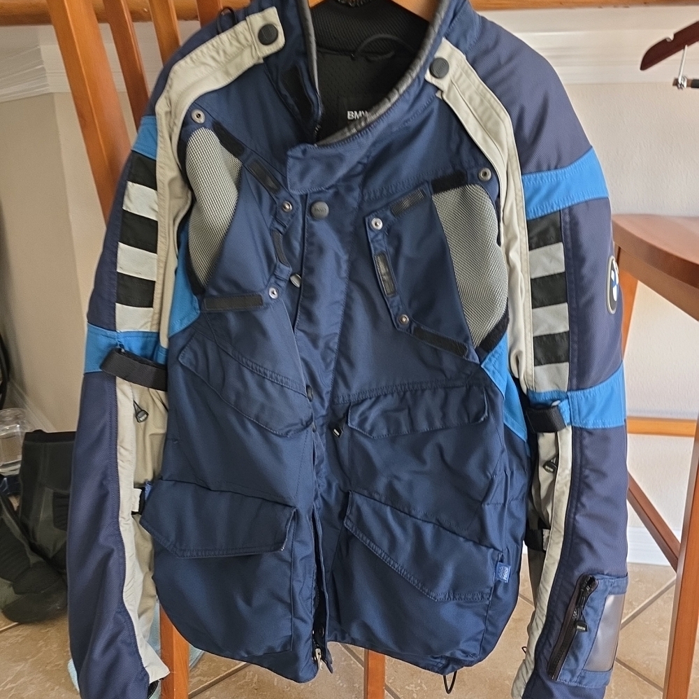 Size 62 (2-3XL USA)Authentic Men's Blue BMW MOTORRAD Rallye GS Adventure Jacket! - Picture 13 of 13